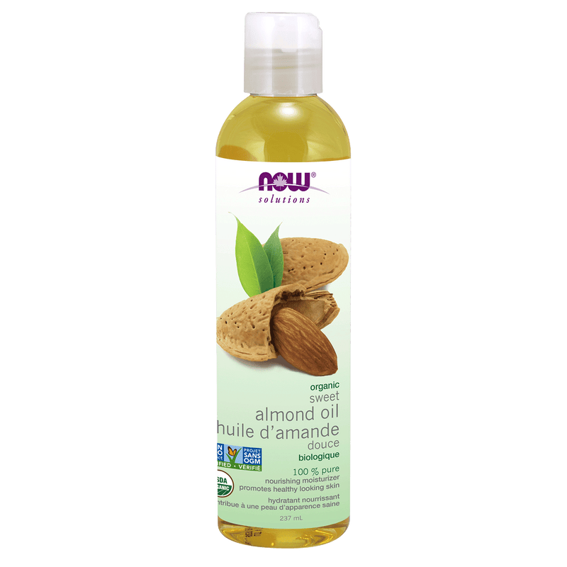 NOW Organic Almond Sweet 237mL - Five Natural