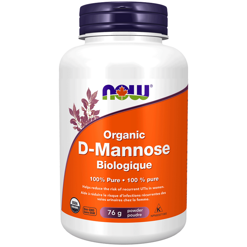 NOW Organic D-Mannose 76g - Five Natural