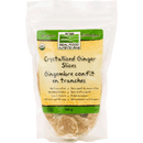 NOW Organic Ginger Crystallized 340g - Five Natural