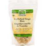 NOW Organic Ginger Crystallized 340g - Five Natural