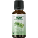 NOW Organic Lemongrass Oil (Cymbopogon flexuosus)30mL - Five Natural
