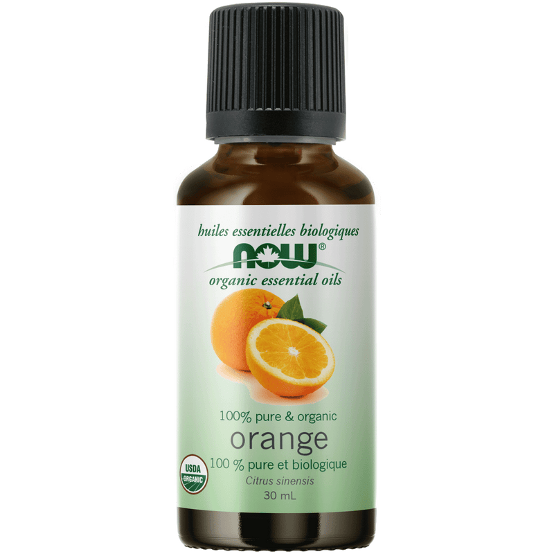 NOW Organic Orange Oil (Citrus sinensis)30mL - Five Natural