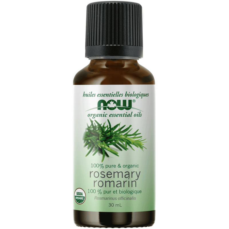 NOW Organic Rosemary Oil (Rosmarinus officinalis)30mL - Five Natural