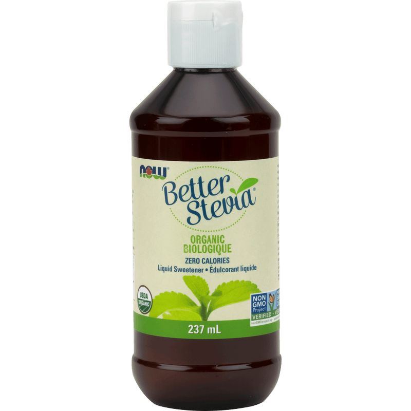 NOW Organic Stevia Liquid Extract 237mL - Five Natural