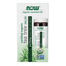 NOW Organic Tea Tree Essential Oil Roll-On 10mL - Five Natural