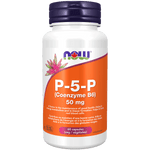 NOW P-5-P Coenzyme-B6 50mg 60 Veg Capsules - Five Natural