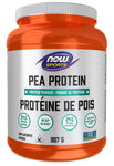 NOW Pea Protein, Non-GMO Vegan, Unflavoured 907g - Five Natural