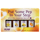 NOW Pep In Your Step Essential Oil Kit 4x10mL - Five Natural