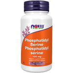 NOW Phosphatidyl Serine 100mg 60 Veg Capsules - Five Natural