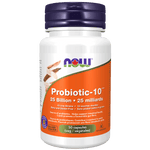 NOW Probiotic-10 25 Billion (10 Strains) 50 Veg Capsules - Five Natural