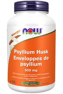 NOW Psyllium Husk 500mg 500 Capsules - Five Natural