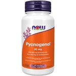 NOW Pycnogenol 30mg with Bioflavonoids 60 Veg Capsules - Five Natural