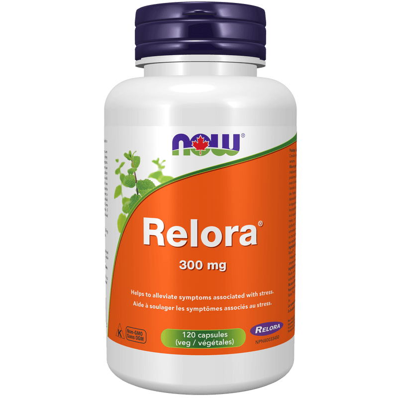 NOW Relora 300mg 120 Veg Capsules - Five Natural