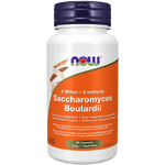 NOW S. Boulardii 5 Billion (Diarrhea Relief) 60 Veg Capsules - Five Natural