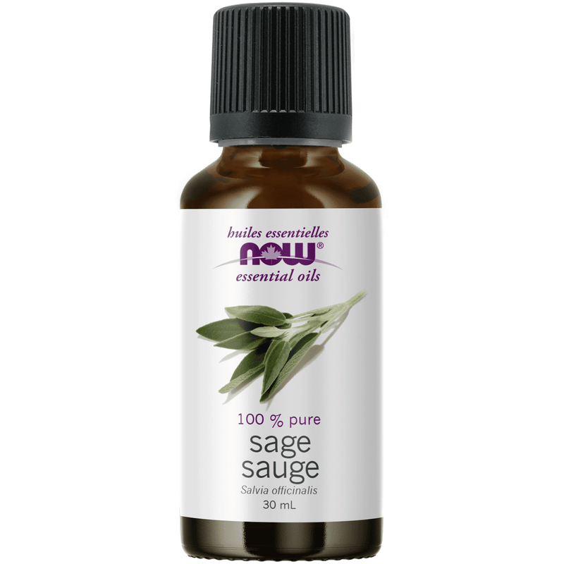 NOW Sage Oil (Salvia officinalis) 30mL - Five Natural