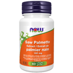NOW Saw Palmetto 160mg Standard Extract 60 Softgels - Five Natural
