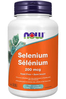 NOW Selenium 200mcg (yeastfree) 180 Veg Capsules - Five Natural