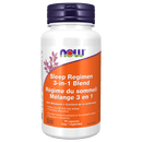 NOW Sleep Regimen 3-in-1 & Melatonin 3mg 90 Veg Capsules - Five Natural
