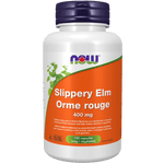 NOW Slippery Elm 400mg 100 Veg Capsules - Five Natural