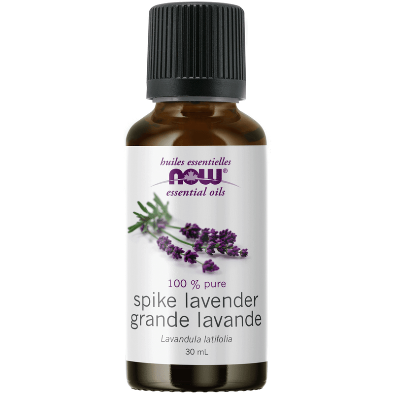 NOW Spike Lavender Oil (Lavandula latifolia)30mL - Five Natural