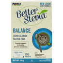 NOW Stevia Balance (with Inulin & Chromium) 100 x 1g Packets - Five Natural