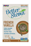 NOW Stevia Extract (French Vanilla) 75 x 1g Packets - Five Natural