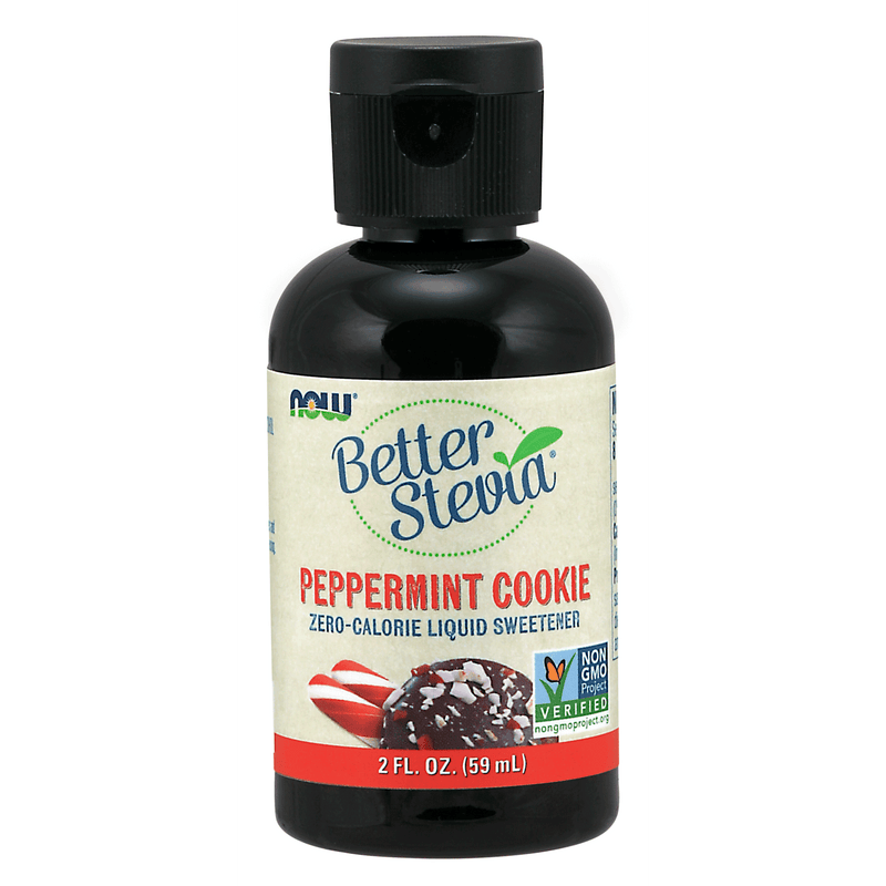 NOW Stevia Liquid Extract (Chocolate Peppermint Cookie) 60mL - Five Natural