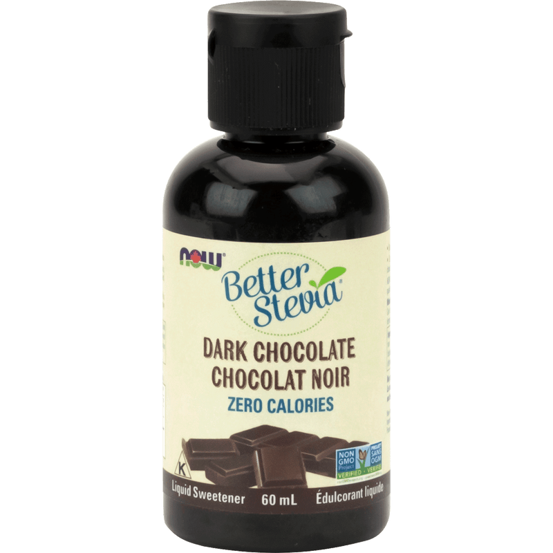 NOW Stevia Liquid Extract (Dark Chocolate ) 60mL - Five Natural