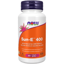 NOW SUN E-400 IU (Non-GMO Sunflower) 60 Softgels - Five Natural