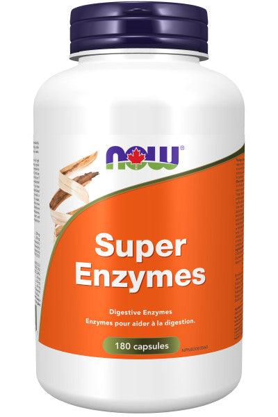 NOW Super Enzymes 180 Capsules - Five Natural