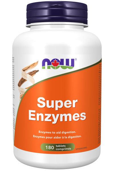 NOW Super Enzymes 180 Tablets - Five Natural
