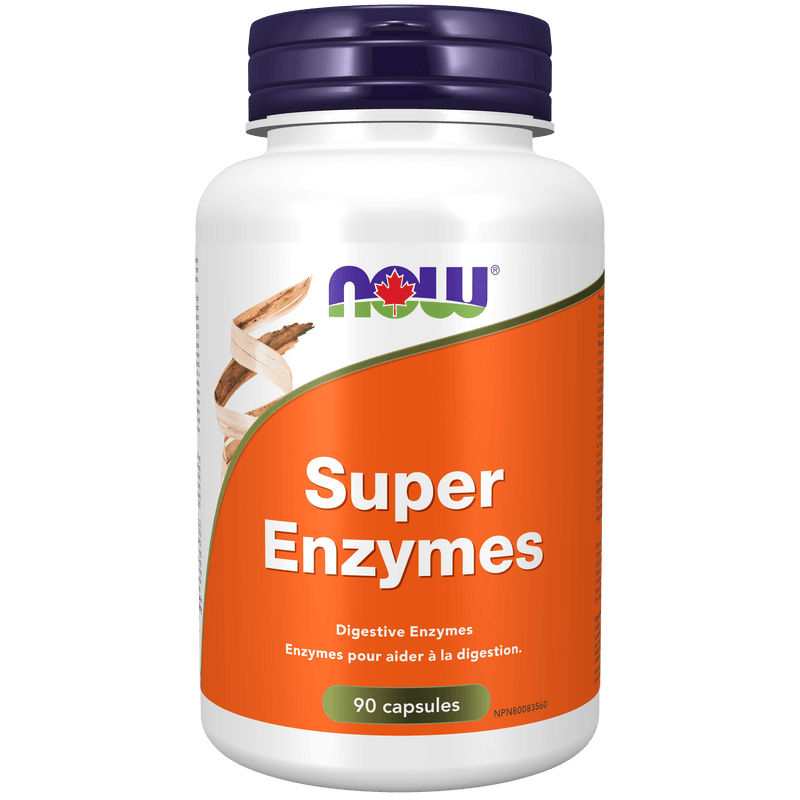 NOW Super Enzymes 90 Capsules - Five Natural