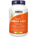 NOW Super Omega 3-6-9 1200mg (Borage/Flax/Fish) 180 Softgels - Five Natural