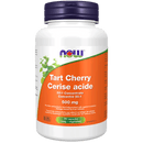 NOW Tart Montmorency Cherry Concentrate 500mg 90 Veg Capsules - Five Natural