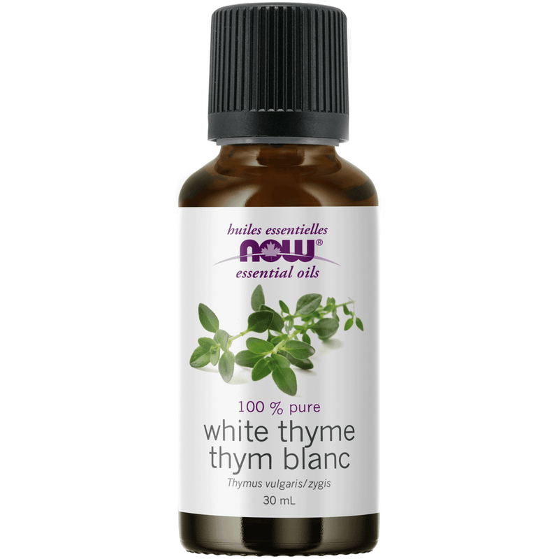NOW Thyme Oil, White (Thymus vulgaris / zygis)30mL - Five Natural