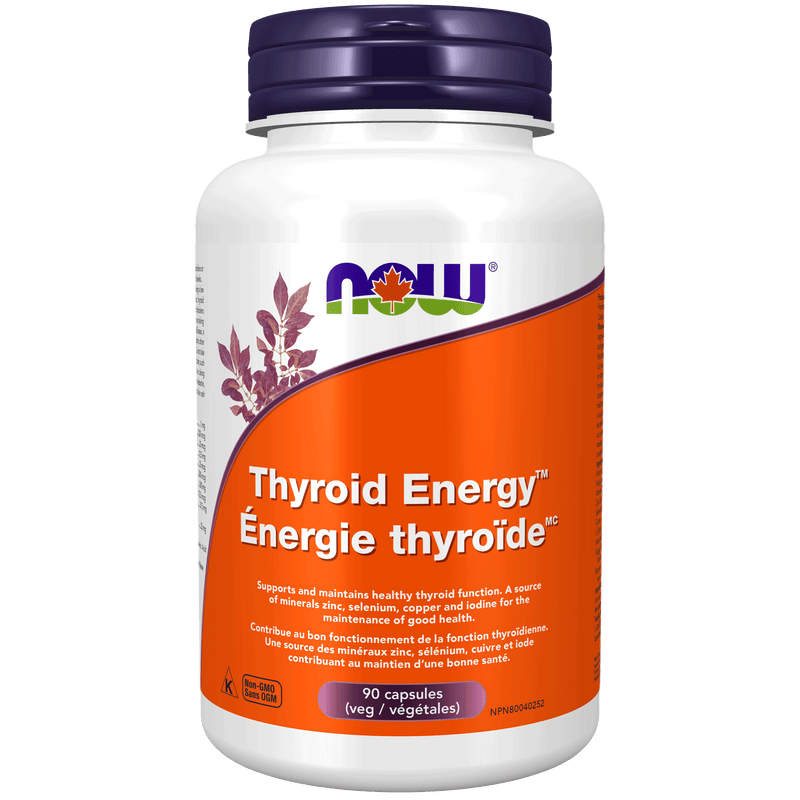 NOW Thyroid Energy Formula 90 Veg Capsules - Five Natural