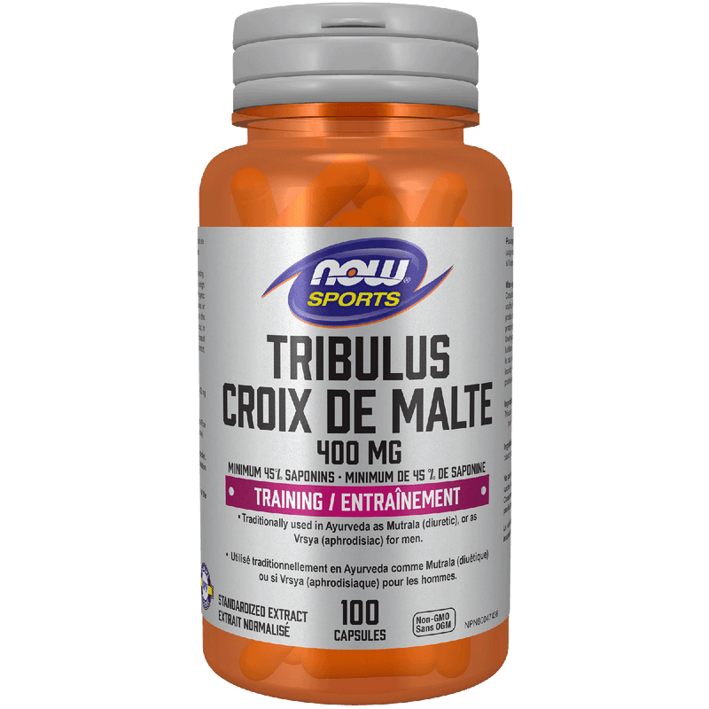 NOW Tribulus Extract 400mg 100 Capsules - Five Natural