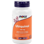 NOW Ubiquinol 100mg 60 Softgels - Five Natural