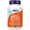 NOW Ultra Omega-3 1000mg (500EPA / 250DHA) 90 Softgels - Five Natural