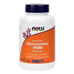 NOW Vegetarian Glucosamine & MSM (500 / 333) 120 Veg Capsules - Five Natural