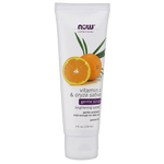 NOW Vitamin C & Oryza Sativa Gentle Scrub 118mL - Five Natural