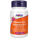 NOW Vitamin D-3 1,000 IU Chewable 180 Lozenges - Five Natural