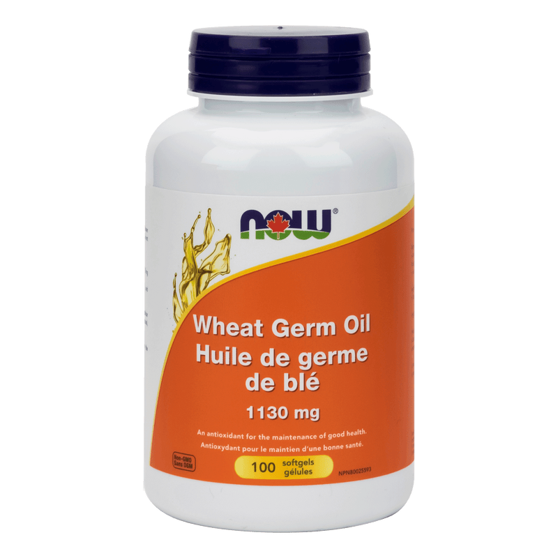 NOW Wheat Germ Oil 100 Softgels - Five Natural