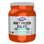 NOW Whey Isolate 100% Natural, Unflavoured 544g - Five Natural