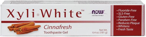 NOW Xyliwhite CinnaFresh Toothpaste Gel 181g - Five Natural