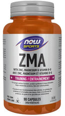 NOW ZMA with Zinc, Mg, B-6 90 Capsules - Five Natural