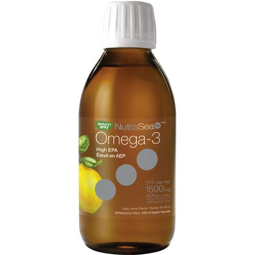 NutraSea HP Omega-3 Extra Strength EPA Lemon 200mL - Five Natural