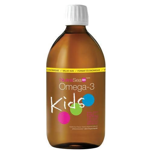 NutraSea Kids Omega-3 Bubblegum 500mL - Five Natural