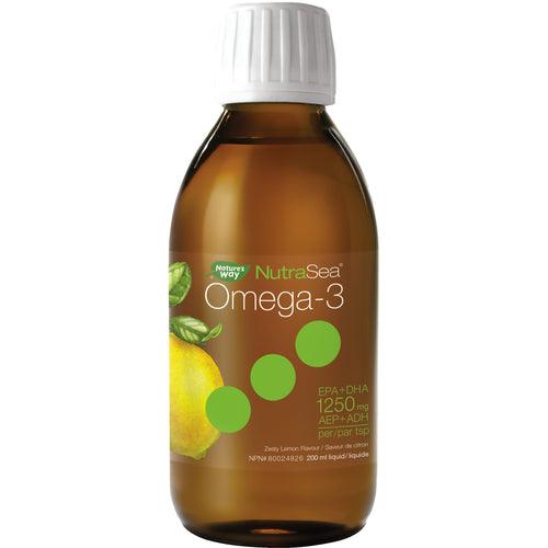 NutraSea Omega-3 Lemon 200mL - Five Natural