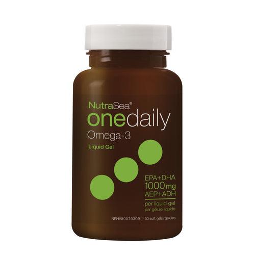 NutraSea One Daily Omega-3 Fresh Mint 30 Softgels - Five Natural